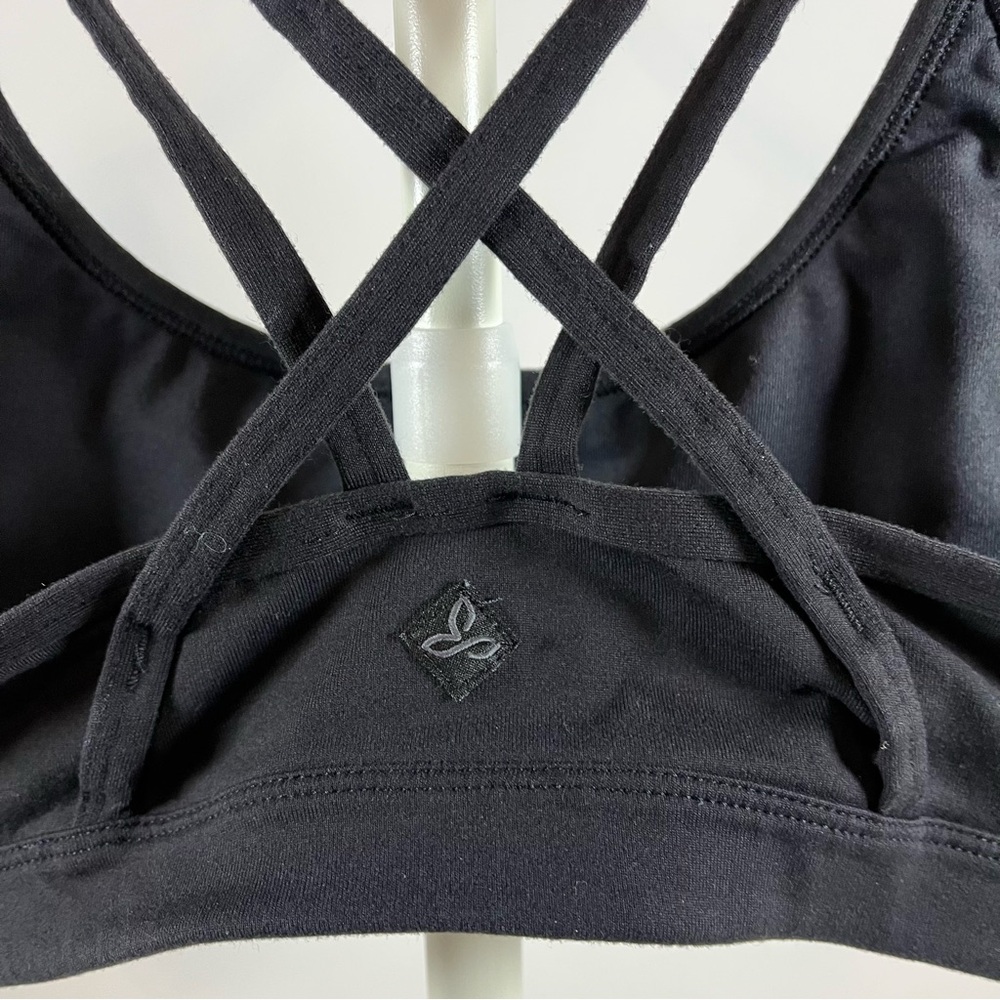 Prana size small Soleil Sports Bra Double-Strap Heather Charcoal - Picture 5 of 7